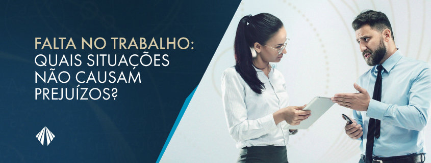 as faltas no trabalho